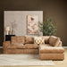 STARFURN MySofa Teddy Hoekbank Cinnamon 2,5 zits+Divan Rechts-Banken-Starfurn