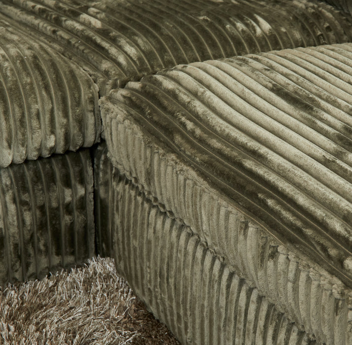 STARFURN MySofa Teddy Hoekbank Groen Divan Links+2,5 zits-Banken-Starfurn