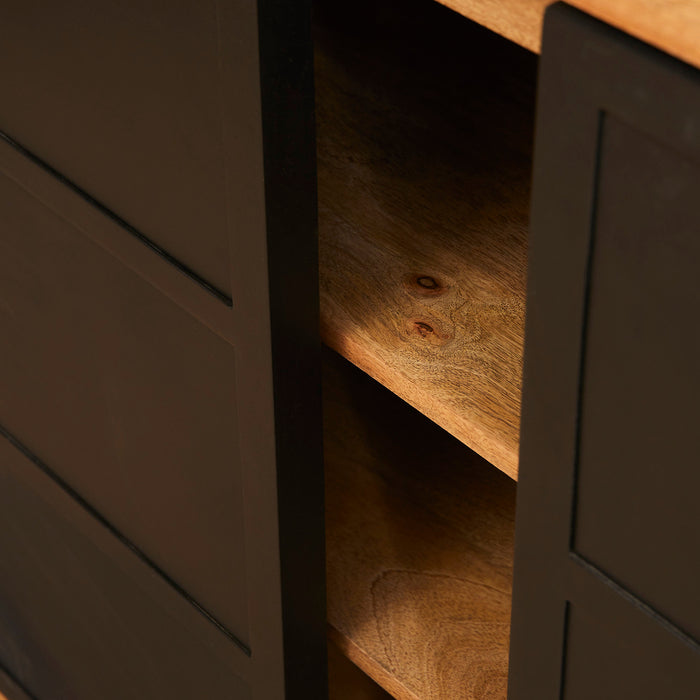 STARFURN Nashville Vitrinekast 160 cm 160x45x220 cm-Vitrinekasten-Starfurn