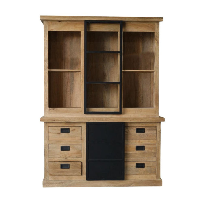 STARFURN Nashville Vitrinekast 160 cm 160x45x220 cm-Vitrinekasten-Starfurn