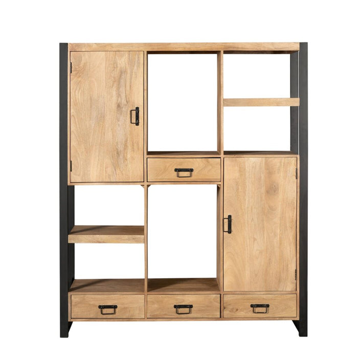 STARFURN Opbergkast Britt Mangohout Naturel 150cm-Opbergkasten-Starfurn