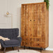 STARFURN Opbergkast Kabinet Brandy 2 deuren 4 lades 100x40x180 cm-Opbergkasten-Starfurn
