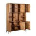 STARFURN Opbergkast Vakkenkast Madison XL Naturel 135 cm 135x45x200 cm-Opbergkasten-Starfurn