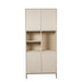 STARFURN Opbergkast Vakkenkast Madison Zand 90 cm 90x45x200 cm-Opbergkasten-Starfurn