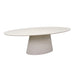 STARFURN Ovale eettafel Solana Zand Mangohout 240 cm-Eettafels-Starfurn