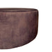 STARFURN Poef MySofa Poef | Rond | 80 cm | Adore 108 | Bruin 80x80x39 cm-Poefs-Starfurn