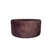 STARFURN Poef MySofa Poef | Rond | 80 cm | Adore 108 | Bruin 80x80x39 cm-Poefs-Starfurn