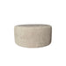 STARFURN Poef MySofa Poef | Rond | 80 cm | Cremona 14 | Taupe 80x80x39 cm-Poefs-Starfurn