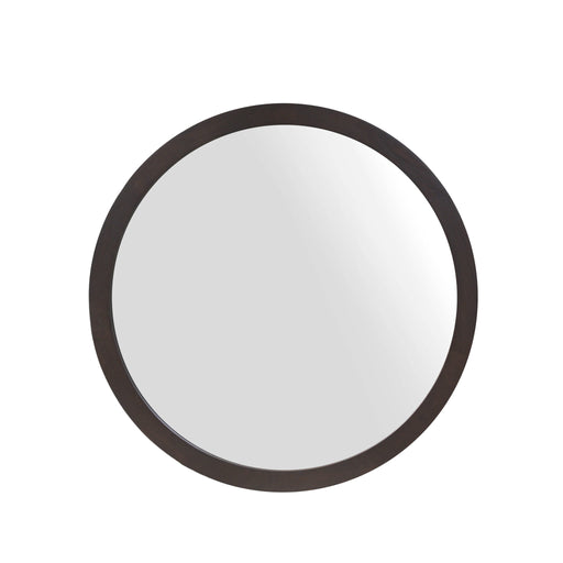 STARFURN Ronde spiegel Dide Bruin Mangohout 60 cm-Spiegels-Starfurn