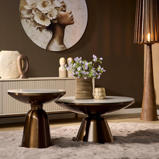 STARFURN Salontafel Alix Metaal 50 cm 50x50x49.5 cm-Salontafels-Starfurn
