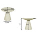 STARFURN Salontafel Bellis Zand Mangohout 60 cm 60x60x55 cm-Salontafels-Starfurn