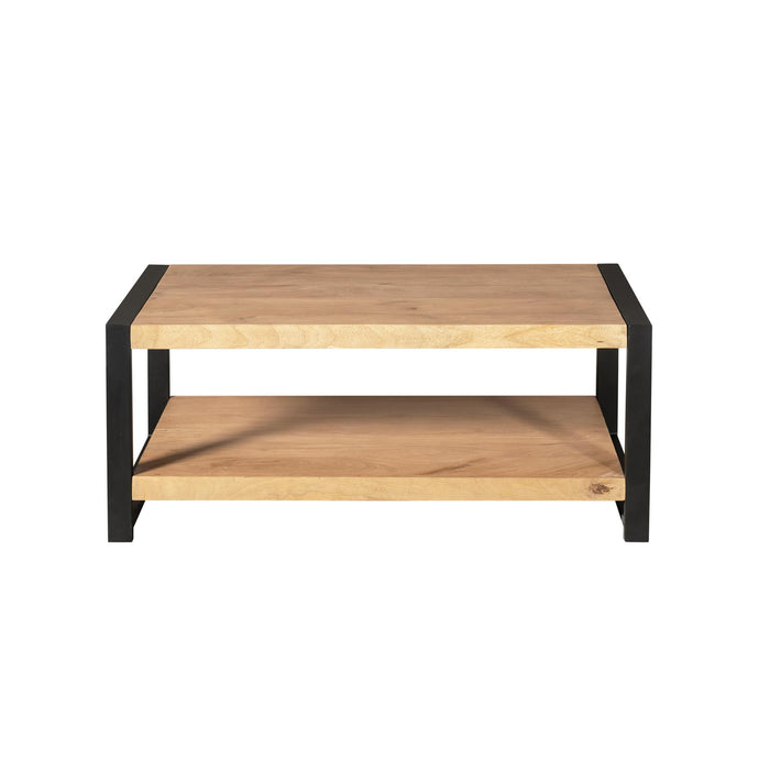 STARFURN Salontafel Britt Mangohout Naturel 110x60 Onderblad-Salontafels-Starfurn