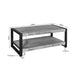 STARFURN Salontafel Britt Mangohout Naturel 110x60 Onderblad-Salontafels-Starfurn