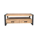 STARFURN Salontafel Britt Mangohout Naturel 120x60 Vier Lades-Salontafels-Starfurn