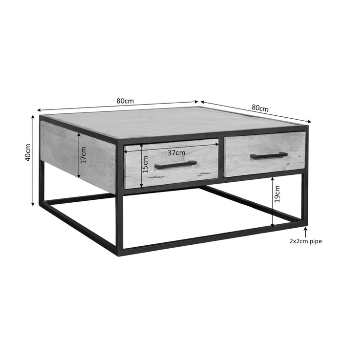 STARFURN Salontafel Dakota | 80 cm-Salontafels-Starfurn