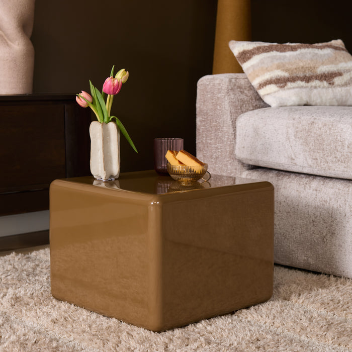 STARFURN Salontafel Elias Bruin MDF 40 cm 40x40x32 cm-Salontafels-Starfurn
