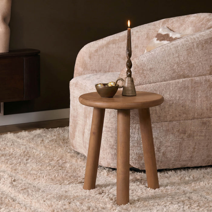 STARFURN Salontafel Enzo Walnoot Mangohout 37 cm 37x37x41 cm-Salontafels-Starfurn
