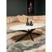 STARFURN Salontafel Faye Ovaal Wit marmer 130x70x46 cm-Salontafels-Starfurn