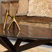 STARFURN Salontafel Faye Ovaal Zwart marmer 130x70x46 cm-Salontafels-Starfurn