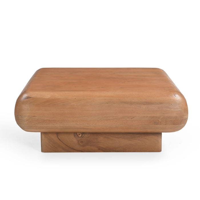 STARFURN Salontafel Fedde Naturel Mangohout 80 cm 80x80x33 cm-Salontafels-Starfurn