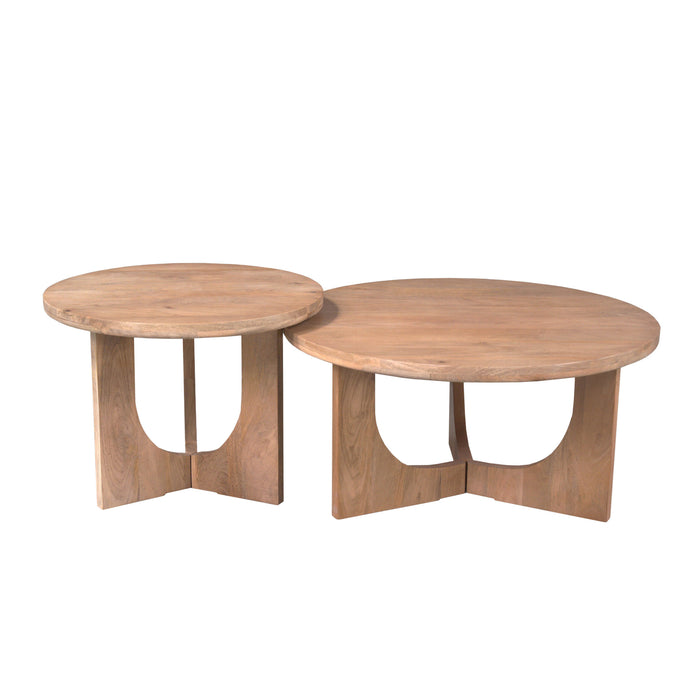 STARFURN Salontafel Guus Naturel Mangohout 60 cm-Salontafels-Starfurn
