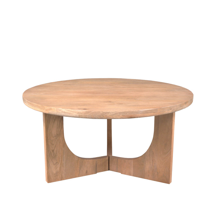 STARFURN Salontafel Guus Naturel Mangohout 80 cm-Salontafels-Starfurn