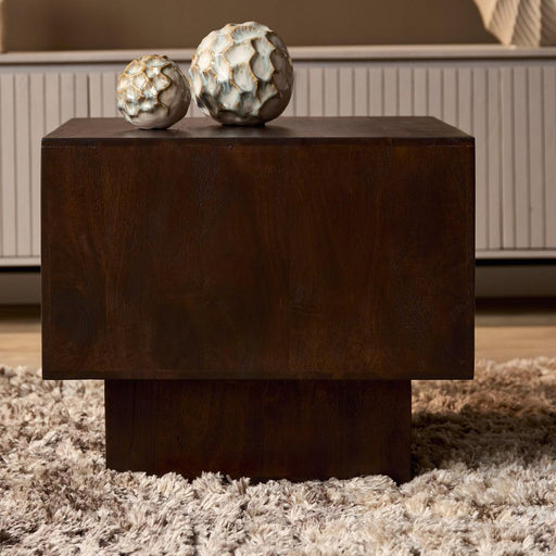 STARFURN Salontafel Livia Bruin Mangohout 56 cm 56x56x46 cm-Salontafels-Starfurn