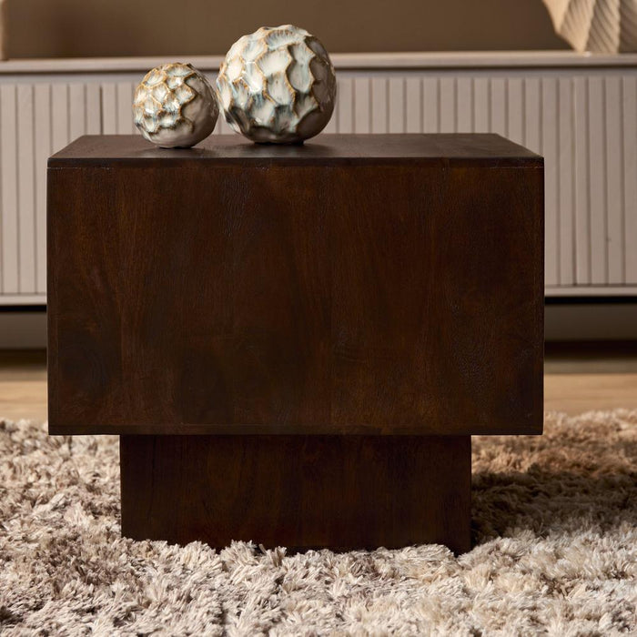 STARFURN Salontafel Livia Bruin Mangohout 56 cm 56x56x46 cm-Salontafels-Starfurn