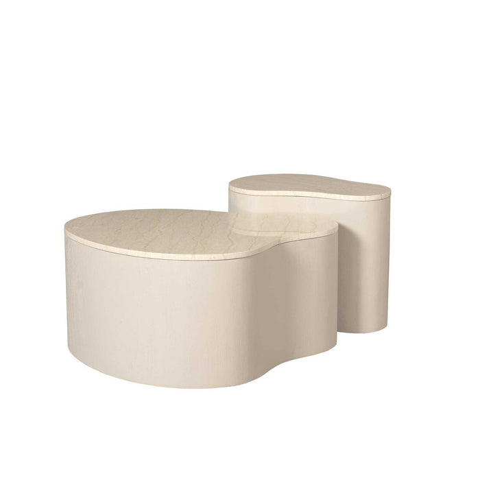 STARFURN Salontafel Lovi 50 cm Zand 50x33x42 cm