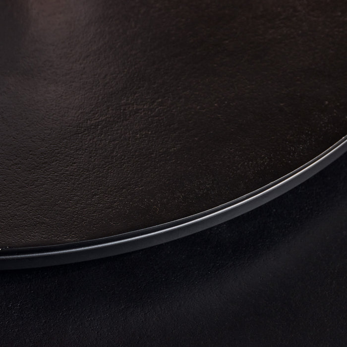 Coffee Table Luna Black Aluminium 75 cm