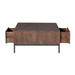 STARFURN Salontafel Madison Bruin 80 cm Vierkant 80x80x40 cm-Salontafels-Starfurn