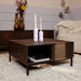 STARFURN Salontafel Madison Bruin 80 cm Vierkant 80x80x40 cm-Salontafels-Starfurn