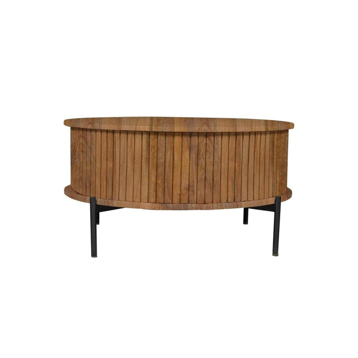 STARFURN Salontafel Madison Naturel 80 cm Rond 80x80x40 cm-Salontafels-Starfurn