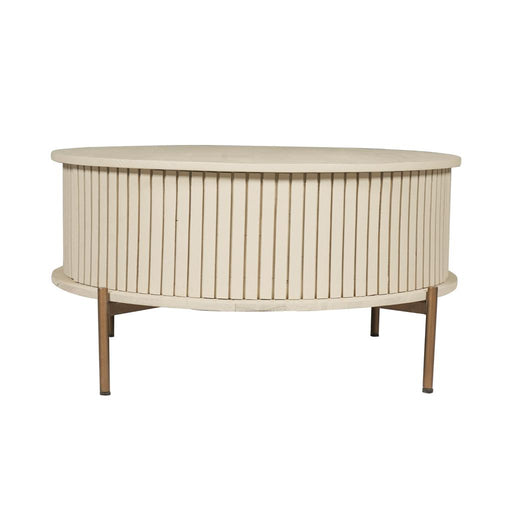 STARFURN Salontafel Madison Zand 80 cm Rond 80x80x40 cm-Salontafels-Starfurn