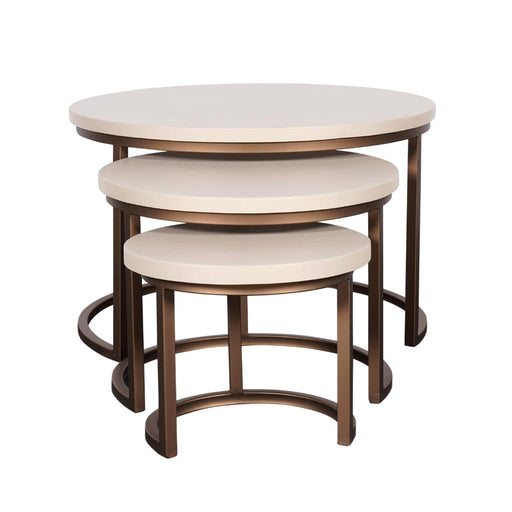 STARFURN Salontafel Madison Zand Mangohout 70 cm 70x70x45 cm-Salontafels-Starfurn