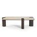 STARFURN Salontafel Maeve Bruin Mangohout 128x60 cm-Salontafels-Starfurn