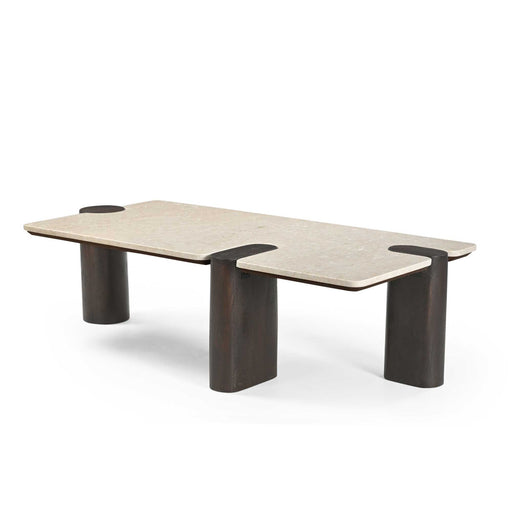 STARFURN Salontafel Maeve Bruin Mangohout 128x60 cm-Salontafels-Starfurn
