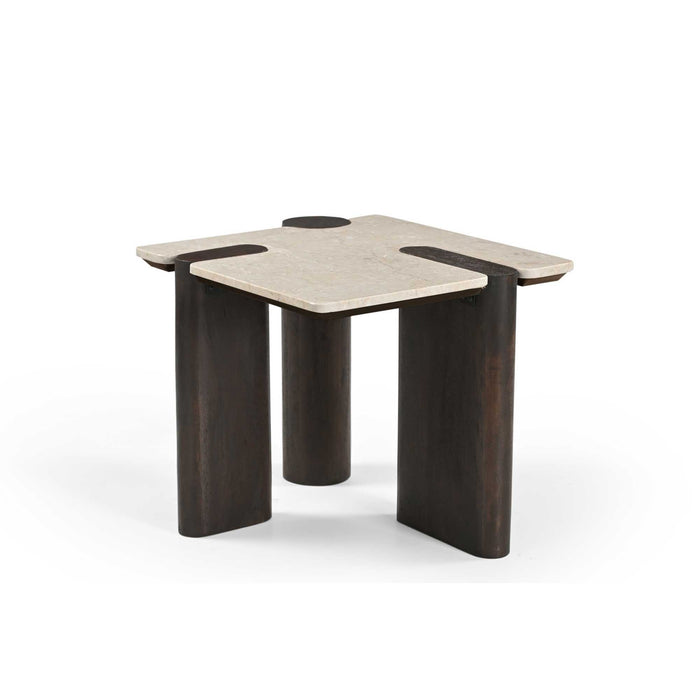 STARFURN Salontafel Maeve Bruin Mangohout 57 cm 57x50x45 cm-Bijzettafels-Starfurn