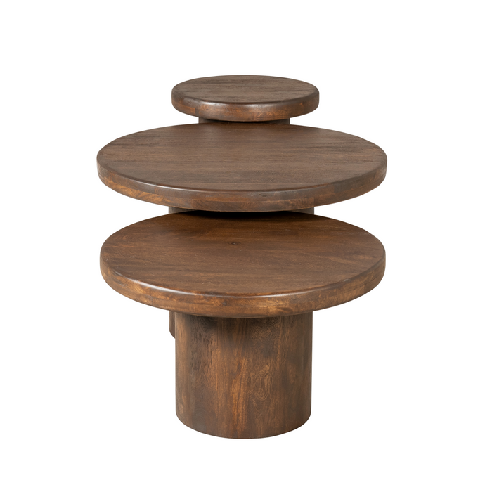 STARFURN Salontafel Maya 70 cm Bruin 70x70x45 cm-Salontafels-Starfurn
