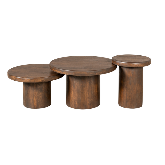 STARFURN Salontafel Maya 70 cm Bruin 70x70x45 cm-Salontafels-Starfurn