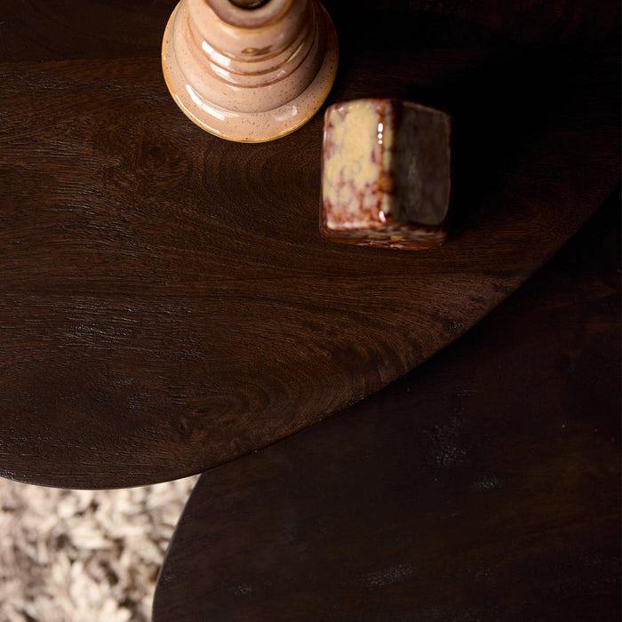 STARFURN Salontafel Mirre | Brown | Set van 2 70x56x38 cm-Salontafels-Starfurn