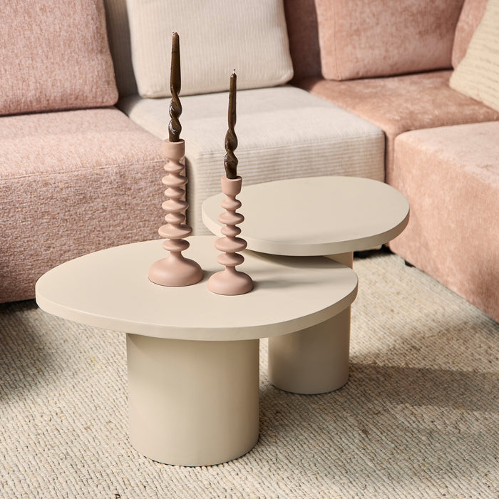 STARFURN Salontafel Mirre | Sand 70x56x38 cm
