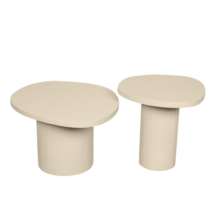 STARFURN Salontafel Mirre | Sand 70x56x38 cm-Salontafels-Starfurn