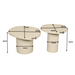 STARFURN Salontafel Mirre | Sand 70x56x38 cm-Salontafels-Starfurn