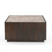 STARFURN Salontafel Moos Bruin Mangohout 80 cm 80x80x40 cm-Salontafels-Starfurn