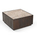 STARFURN Salontafel Moos Bruin Mangohout 80 cm 80x80x40 cm-Salontafels-Starfurn