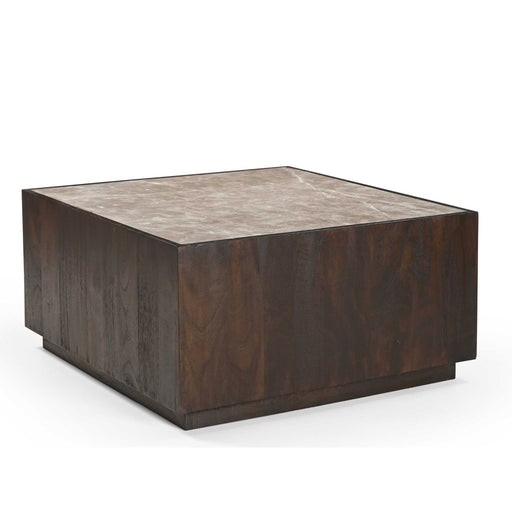 STARFURN Salontafel Moos Bruin Mangohout 80 cm 80x80x40 cm-Salontafels-Starfurn
