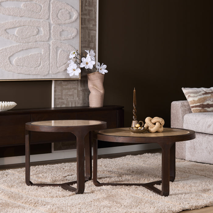 STARFURN Salontafel Morris Bruin Mangohout 60 cm 60x60x48 cm-Bijzettafels-Starfurn