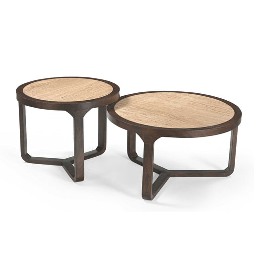 STARFURN Salontafel Morris Bruin Mangohout 75 cm 75x75x42 cm-Salontafels-Starfurn