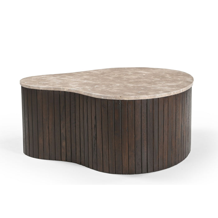STARFURN Salontafel Nomi Bruin Mangohout 84x73 cm-Salontafels-Starfurn